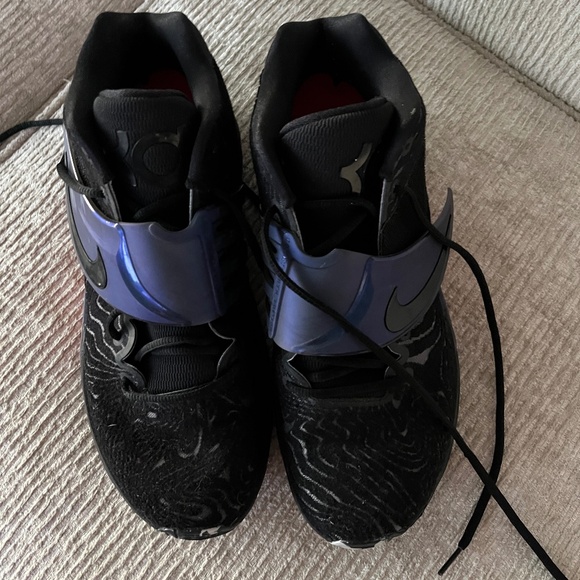 Nike Men's KD basketball shoes, 14th edition, Black Laser Crimson, size 11.5 - Picture 2 of 2